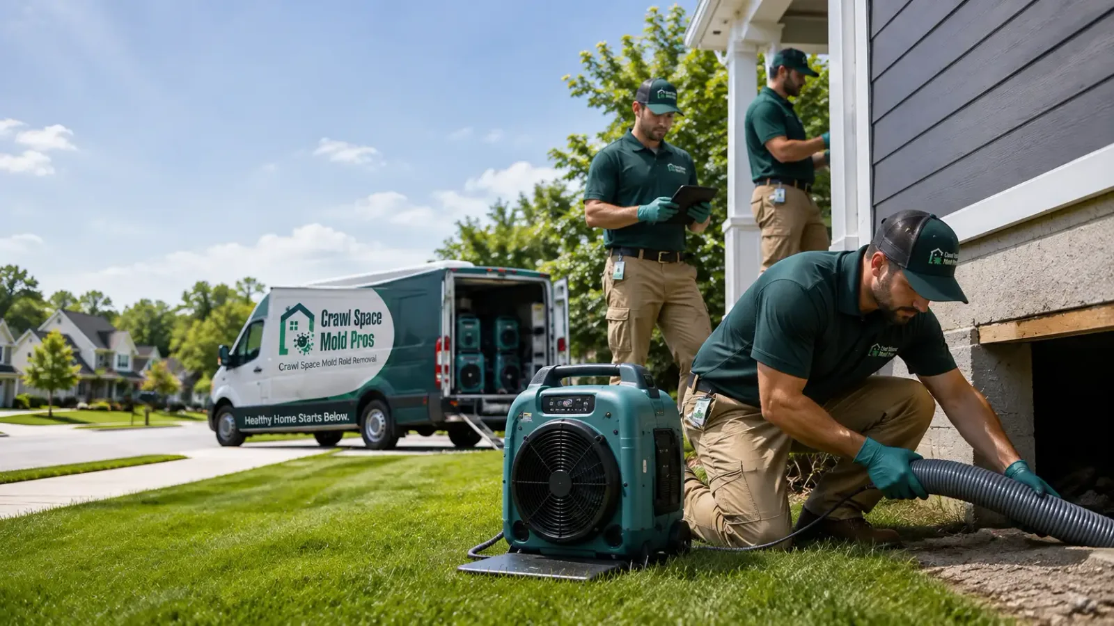 Crawl Space Mold Removal in Midlothian, IL